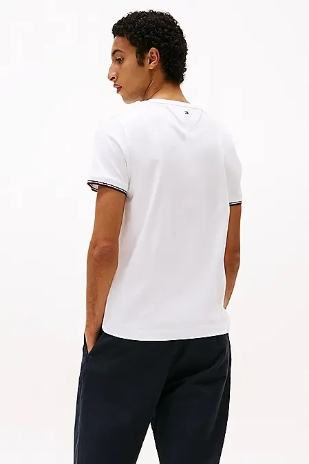 TOMMY HILFIGER LOGO TIPPED TEE