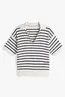 TOMMY HILFIGER MINI STP CO OPEN POLO SS SWT
