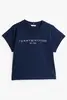 TOMMY HILFIGER MODERN CAP SLV CORP LOGO TEE