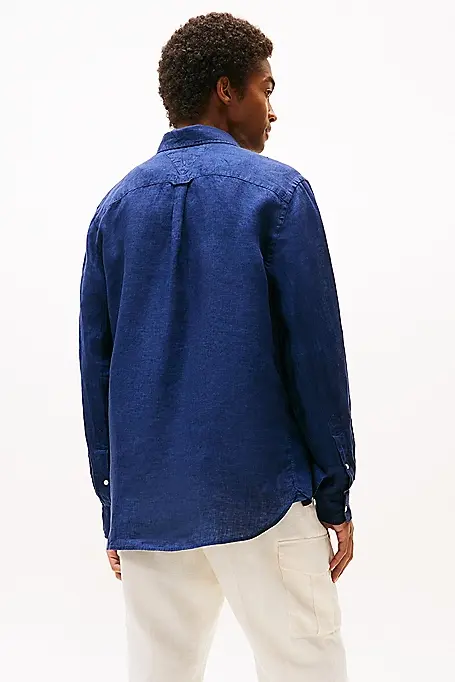 TOMMY HILFIGER PIGMENT DYED LI SOLID RF SHIRT