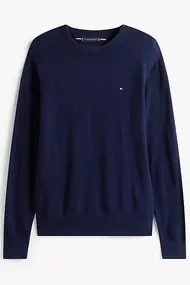 TOMMY HILFIGER PIMA ORG CTN CASHMERE CREW NECK