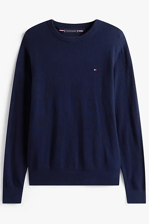 TOMMY HILFIGER PIMA ORG CTN CASHMERE CREW NECK