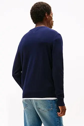 TOMMY HILFIGER PIMA ORG CTN CASHMERE CREW NECK