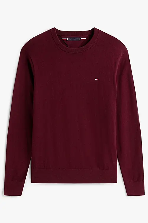 TOMMY HILFIGER PIMA ORG CTN CASHMERE CREW NECK