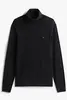 TOMMY HILFIGER PIMA ORG CTN CASHMERE ROLL NECK