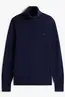 TOMMY HILFIGER PIMA ORG CTN CASHMERE ROLL NECK