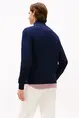 TOMMY HILFIGER PIMA ORG CTN CASHMERE ZIP MOCK
