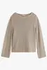 TOMMY HILFIGER POINTELLE CROCHET OPEN-NK SWT
