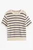 TOMMY HILFIGER POINTELLE CROCHET SS C-NK SWT