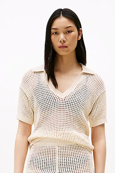 TOMMY HILFIGER POLO SS CROCHET