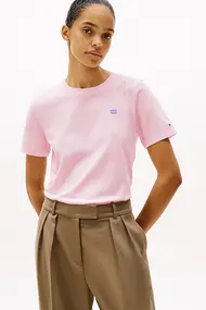 TOMMY HILFIGER REG CONTRAST FLAG SS TEE