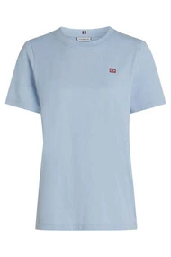 TOMMY HILFIGER REG CONTRAST FLAG SS TEE