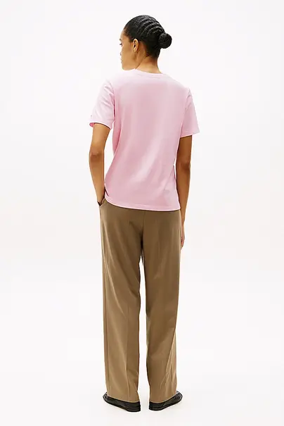 TOMMY HILFIGER REG CONTRAST FLAG SS TEE