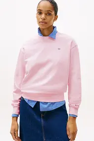 TOMMY HILFIGER REG CONTRAST FLAG SWEATSHIRT