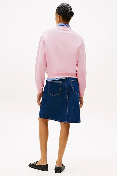 TOMMY HILFIGER REG CONTRAST FLAG SWEATSHIRT