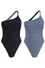 TOMMY HILFIGER REVERSIBLE ONE SHOULDER OP