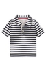 TOMMY HILFIGER RIB STRIPE POLO SS