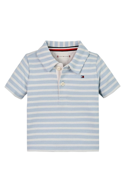 TOMMY HILFIGER RIB STRIPE POLO SS