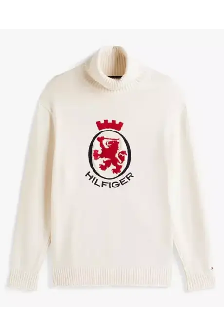 TOMMY HILFIGER RWB GRAPHIC ROLL NECK