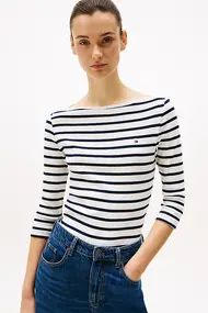 TOMMY HILFIGER SLIM CODY BOAT-NK 3/4 SLV