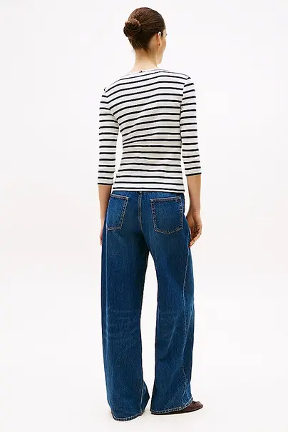 TOMMY HILFIGER SLIM CODY BOAT-NK 3/4 SLV