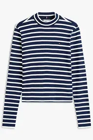 TOMMY HILFIGER SLIM CODY MOCK-NK LS