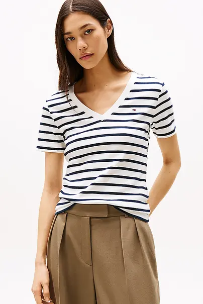 TOMMY HILFIGER SLIM CODY V-NK SS