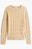 TOMMY HILFIGER SOFT WOOL CABLE C-NK LS SWT