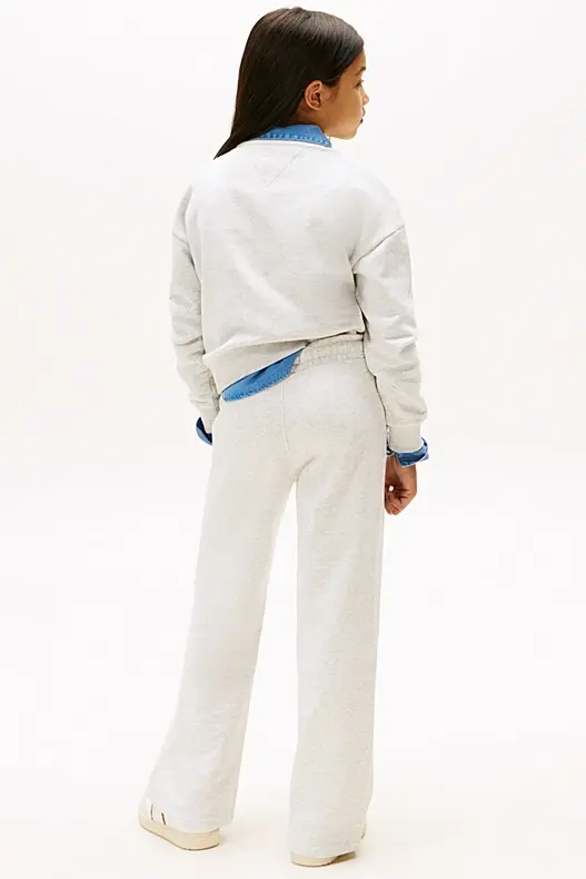 TOMMY HILFIGER WIDE LEG VARSITY FLOCK SWT PANTS