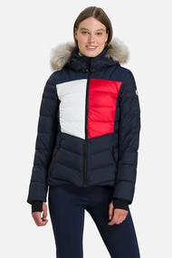 TOMMY HILFIGER X ROSSIGNOL W FLAG E-FUR DOWN JKT