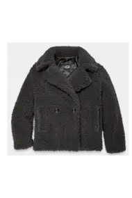 UGG W GERTRUDE SHORT TEDDY COAT