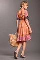 VACANZE ELENA 3/4 SLEEVES DRESS