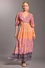 VACANZE ROSE CUT OUT MAXI DRESS
