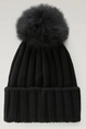 WOOLRICH BEANIE CASHMERE POM-POM