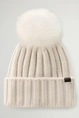 WOOLRICH BEANIE CASHMERE POM-POM