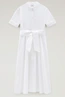 WOOLRICH BELTED POPLIN SHIRT DRESS