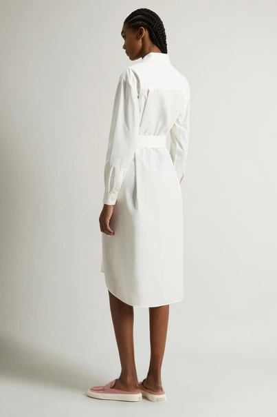 WOOLRICH BELTED SHIRT DRESS