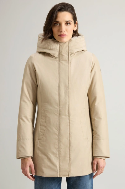 WOOLRICH BOULDER FAUX FUR PARKA