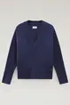 WOOLRICH COTTON CASHMERE V-NECK