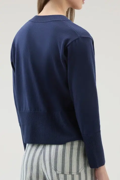 WOOLRICH COTTON CASHMERE V-NECK