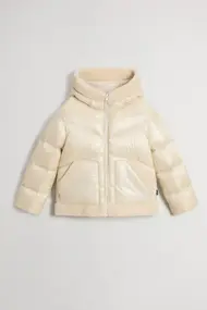 WOOLRICH CURLY GLOSS HOODED JKT