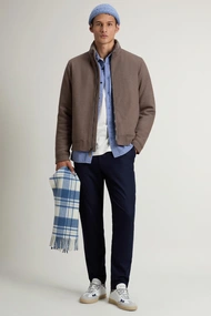 WOOLRICH KNITTED WOOL LEWIS BOMBER