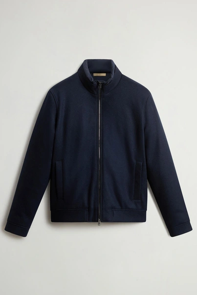 WOOLRICH KNITTED WOOL LEWIS BOMBER