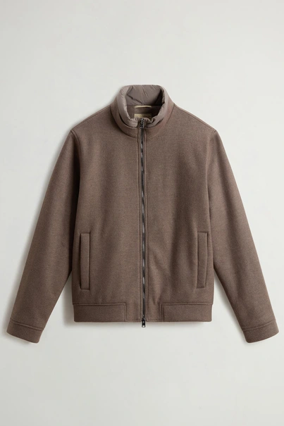 WOOLRICH KNITTED WOOL LEWIS BOMBER