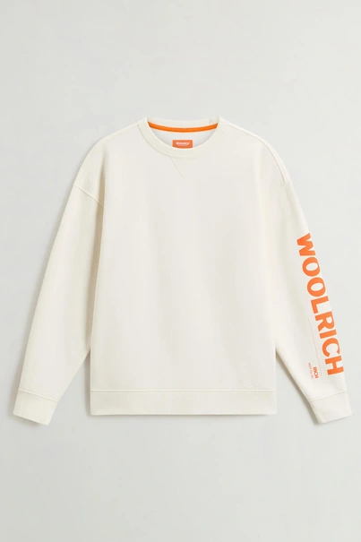 WOOLRICH LOGO CREWNECK