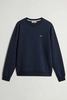 WOOLRICH LOGO INTERLOCK CREWNECK