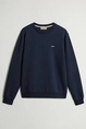 WOOLRICH LOGO INTERLOCK CREWNECK