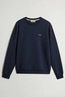 WOOLRICH LOGO INTERLOCK CREWNECK