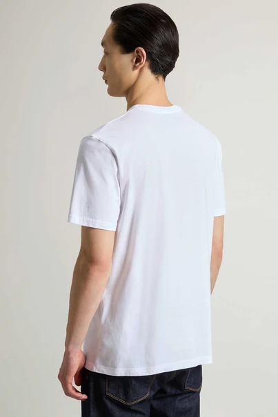WOOLRICH LOGO T-SHIRT