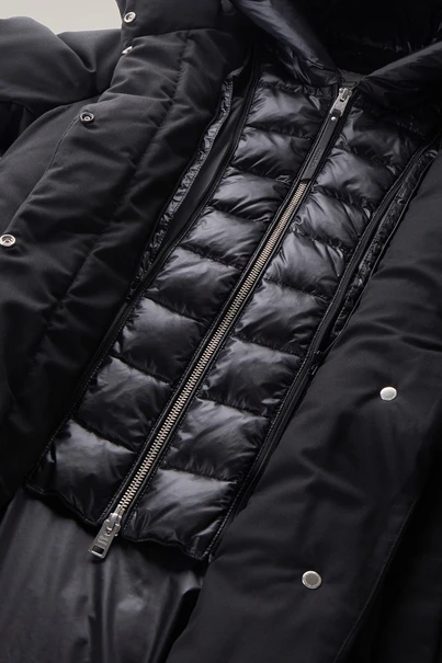 WOOLRICH LUXE PUFFY PRESCOTT 2IN1 PARKA